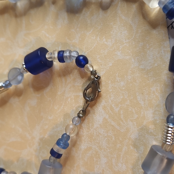 Blue necklace  jg6 - Picture 4 of 5